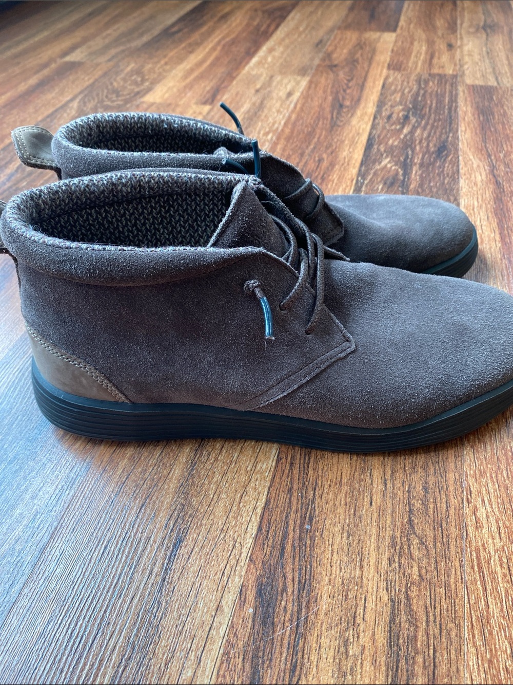Hey Dude Jo Suede mens Chukka slip on boot Brown Sz 9